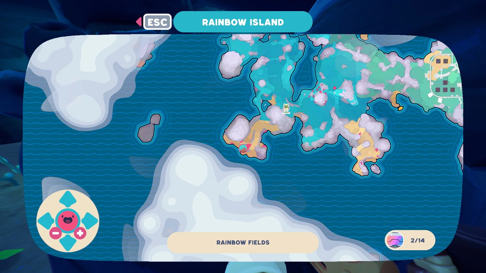 Slime Rancher 2: All Rainbow Fields Map Data Node Locations
