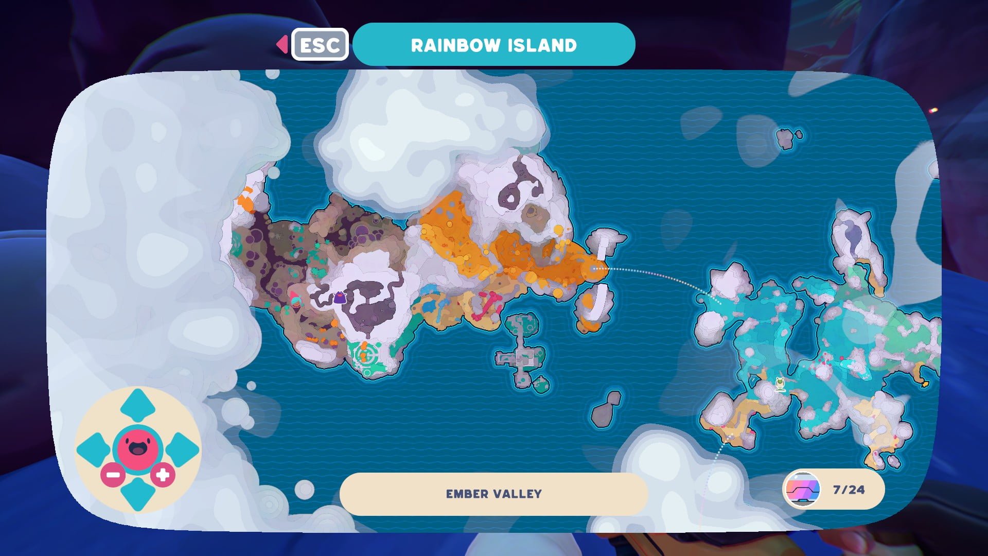 Ember Valley all Rainbow Treasure Pods : r/slimerancher