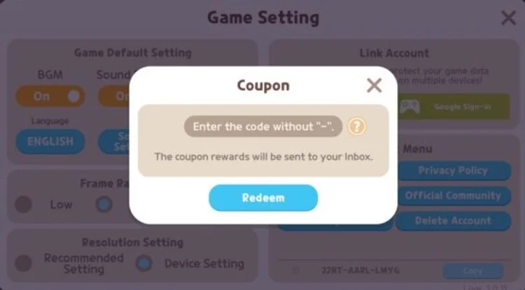 How do I redeem Play Together coupon codes?